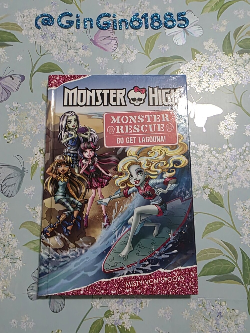 Monster High "Monster Rescue: Go Get Lagoona!" Book - Hardcover